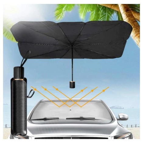 Parapluie pare-brise de pare-brise de voiture, parasol parasol de fenêtre  avant de voiture pliable pour bloc de rayons UV et protection contre la  chaleur solaire, convient à la plupart des véhicules